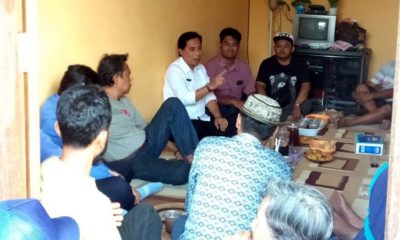 Direktur Perumda Tugu Tirta Kota Malang, M. Nor Muhlas saat berkunjung di Perumahan City Side, Kota Malang, Senin (27/1/2020).(kik)