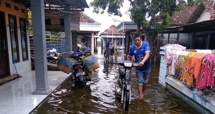 Enam Desa di Porong dan Tanggulangin Terendam Luapan Air Sungai Simo