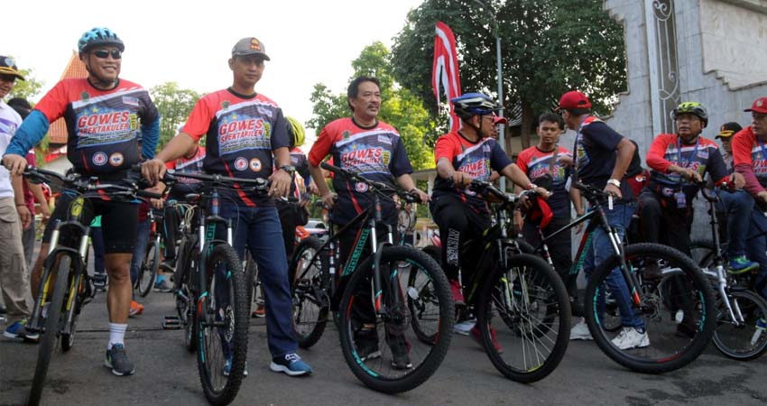 Gowes Spektakuler Sidoarjo Diikuti Ribuan Peserta dari Berbagai Kota