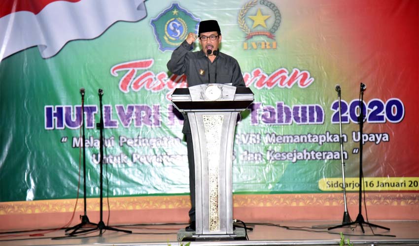 HUT LVRI ke 63, DPC LVRI Sidoarjo Gelar Tasyakuran Ingatkan Generasi Muda NKRI Harga Mati