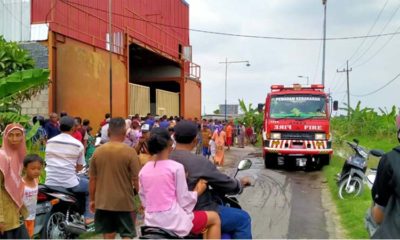 Pabrik Scaffolding di Sidoarjo Terbakar, 1 Orang Tewas, 9 Terluka