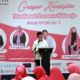 MEMBUKA - Plt Bupati Sidoarjo, Nur Ahmad Syaifuddin membuka acara Milad ke 3 dan Gebyar Kreatifitas Ikatan Pengusaha Muslimah Indonesia (IPEMI) di Hotel Luminor Sidoarjo, Rabu (15/1/2020)