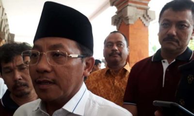 Walikota Malang Drs Sutiaji bersama Ketua Umum KONI Kota Malang Eddy Wahyono. (gie)