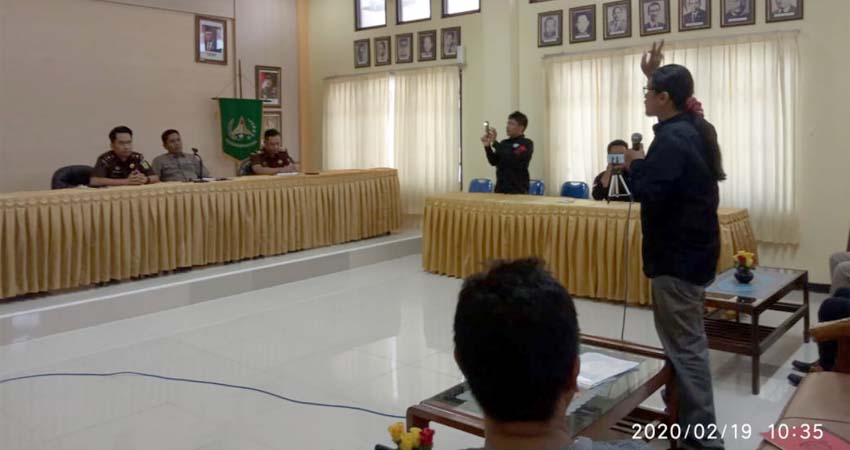 RAR melakukan audiensi pada Kejari Bangkalan