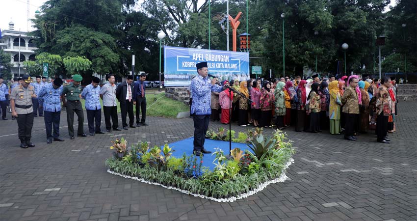 Pemkot Malang Gelar Apel Gabungan Forkopimda Kota Malang