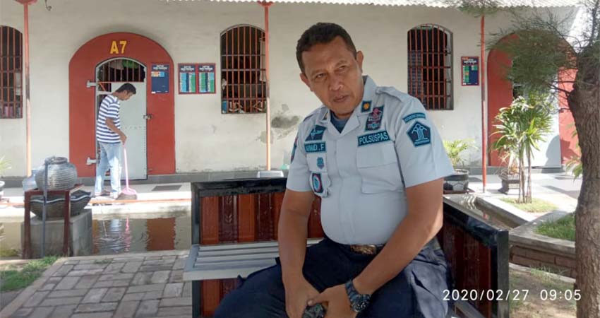Kepala Rutan Klas ll B Bangkalan, Ahmad Fauzi