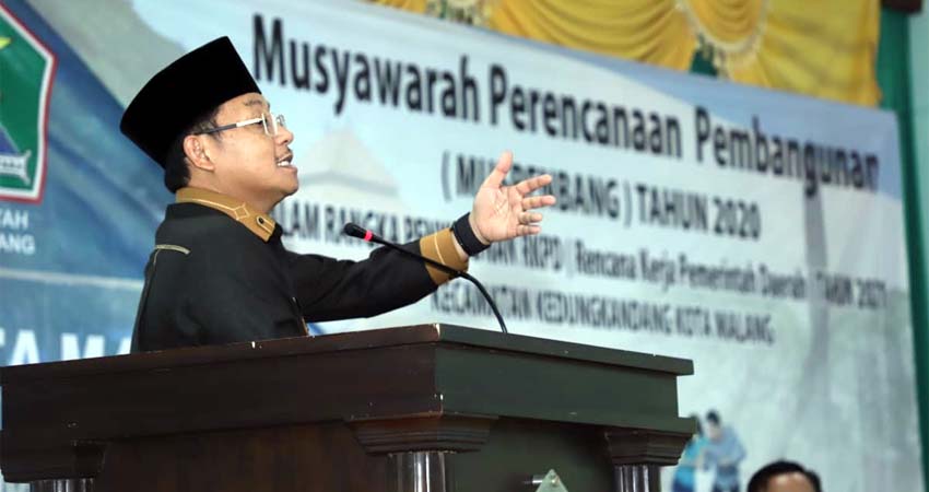 Walikota Malang Dorong Pembangunan Infrastruktur di Kedungkandang