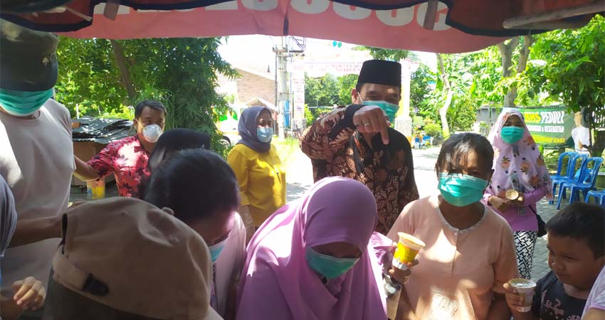 BHS Apresiasi Cara Warga Perumtas 3 Sidoarjo Cegah Covid-19