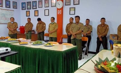 Prosesi Tasyakuran di Aula Kantor Perhutani KPH Malang. (Sur)