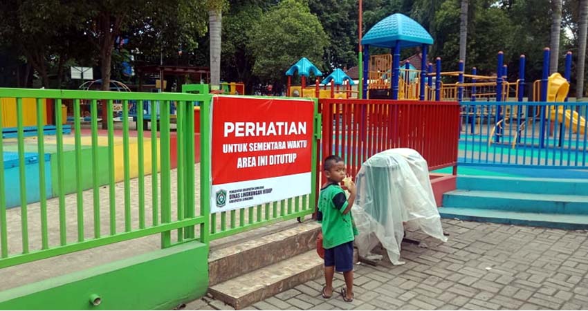 Dampak Virus Corona, RTH dan Beberapa Tempat Wisata Lumajang Ditutup