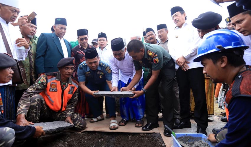 Pembangunan Masjid KH M Hasyim Asyari Banjir Sumbangan, Peletakan Batu Pertama Dapat Rp 3,529 Miliar