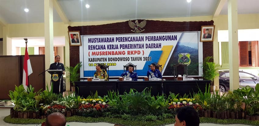 Pemkab Bondowoso Defisit Rp 333 Miliar Lebih ,Terungkap saat Musrenbang RKPD 2021