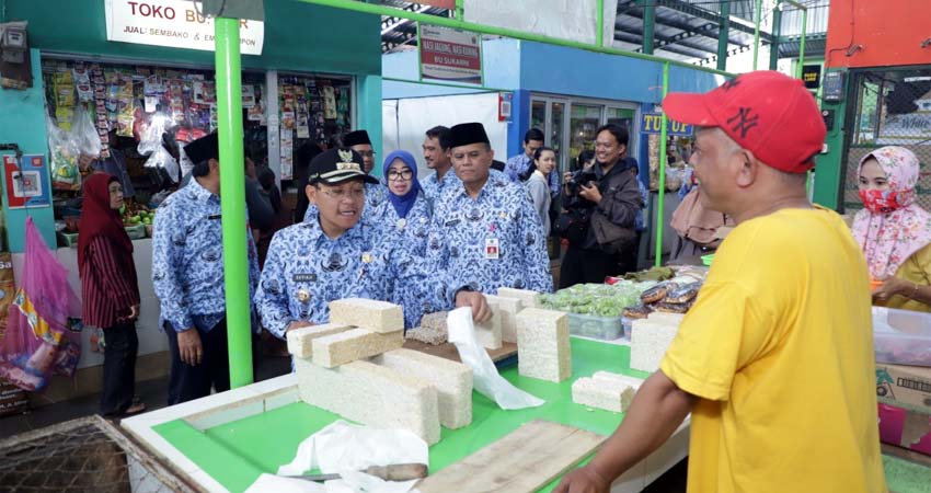 Siaga Covid-19, Walikota Malang Pantau Fasilitas Umum Pasar Oro-oro Dowo