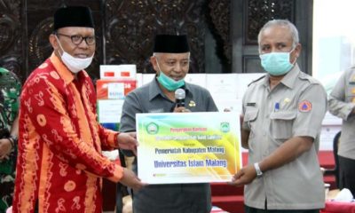 Unisma Serahkan 150 Paket Bantuan Untuk Kabupaten Malang