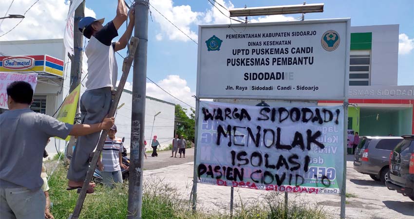 Warga Tolak Puskesmas Sidodadi Dijadikan Tempat Isolasi Pasien Covid-19