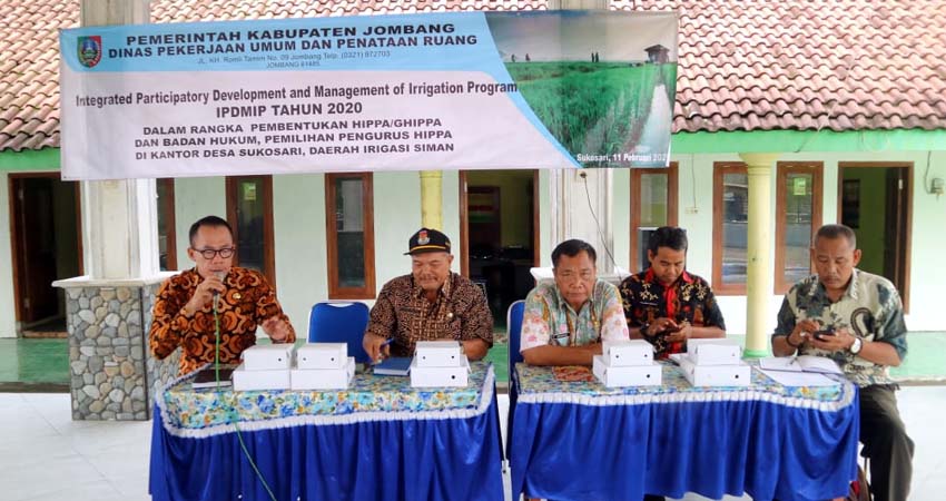 Dinas PUPR Jombang Canangkan Irigasi Modern