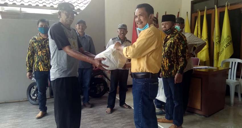 Golkar Kota Batu Hari Ini Distribusikan 1000 Paket Sembako