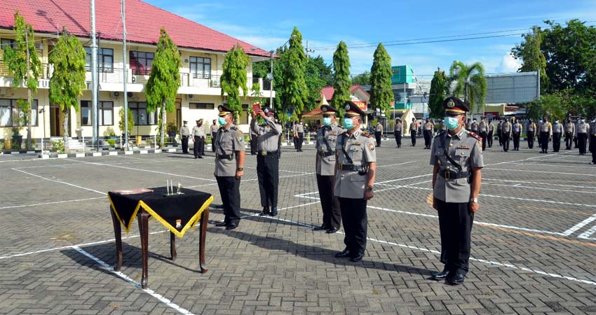 Kapolres Situbondo Pimpin Serah Terima Jabatan Kabag Ops, Kapolsek dan Kasubbag