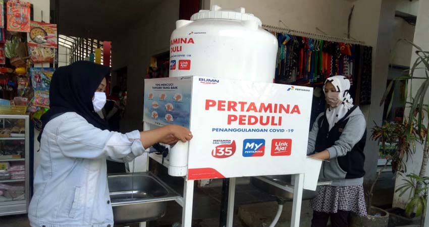 Kopindag Tegaskan Pasar Kota Malang Telah Tersedia Fasilitas Cuci Tangan