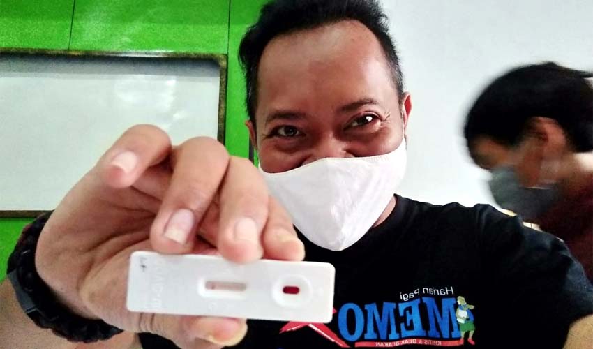 Jurnalis Kabupaten Malang Jalani Rapid Test, 23 Wartawan Dinyatakan Non Reaktif C-19