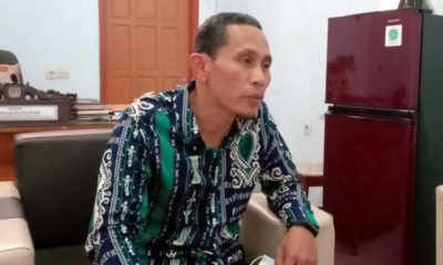 Ketua KPU Kabupaten Trenggalek, Gembong Derita Hadi saat ditemui di ruang kerjanya. (ist)