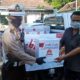 HUT Polri, Satlantas Polres Pasuruan Tebar 100 Paket Sembako