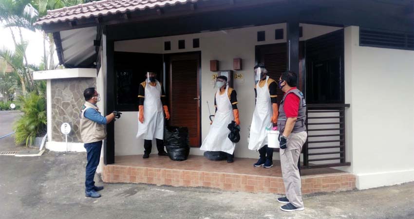 Menuju New Normal, Tim Pengawas Ketenagakerjaan Provinsi Jatim dan DPMPTSP-TK Kota Batu Kunjungi Hotel