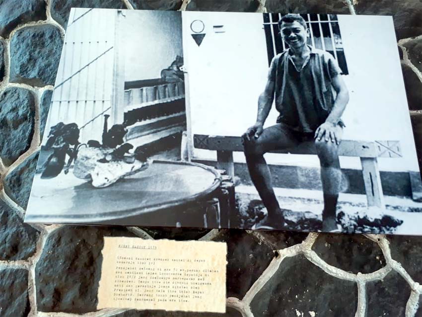 Salah satu foto yang berada di Museum. Yakni foto Koesni Kasdut penjahat di era tahun 70 an yang telah dihukum mati. (Gie)