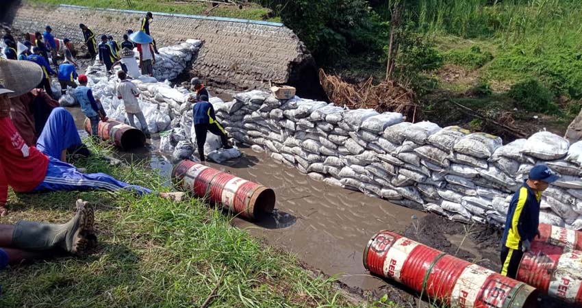 Plengsengan Sungai Melok Tak Kunjung Dibenahi, Petani di Dua Kecamatan Sambat Krisis Air