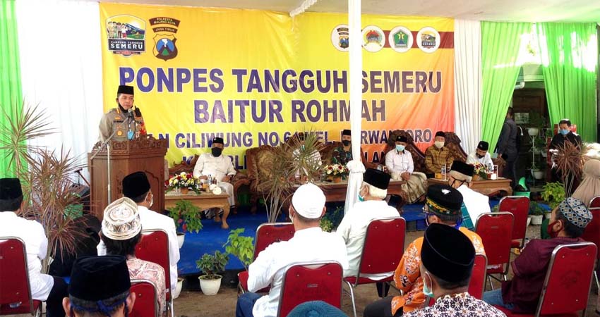 Launching Ponpes Baiturahman menjadi Ponpes Tangguh Semeru. (Ist)