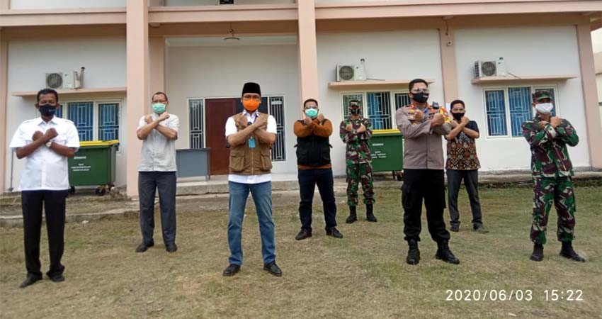 Satgas percepatan penanganan Covid-19 meninjau lokasi RS Darurat