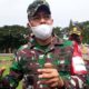 Danrem 083/Baladhika Jaya Kolonel Inf Zainuddin usai gelar pasukan. (gie)