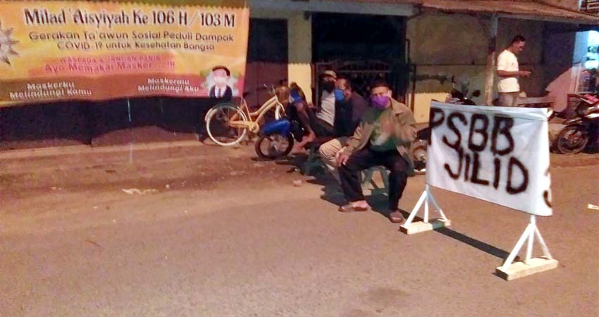 Cegah Covid, Pemdes Banjarasri Dirikan 3 Pos Check Point