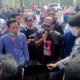 Sejumlah massa aksi menggelar demonstrasi didepan kantor DPRD Pamekasan, Senin (13/7/2020)