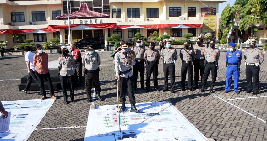 Kapolres Situbondo Cek Kesiapan Pengamanan Kunjungan Menteri Kelautan dan Perikanan RI