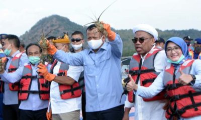 Kapolres Situbondo bersama Dandim 0823 Dampingi Kunjungan Kerja Menteri Kelautan dan Perikanan