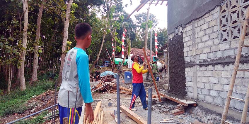 Kerja Tim Hasilkan yang Maksimal dalam Pengerjaan TMMD