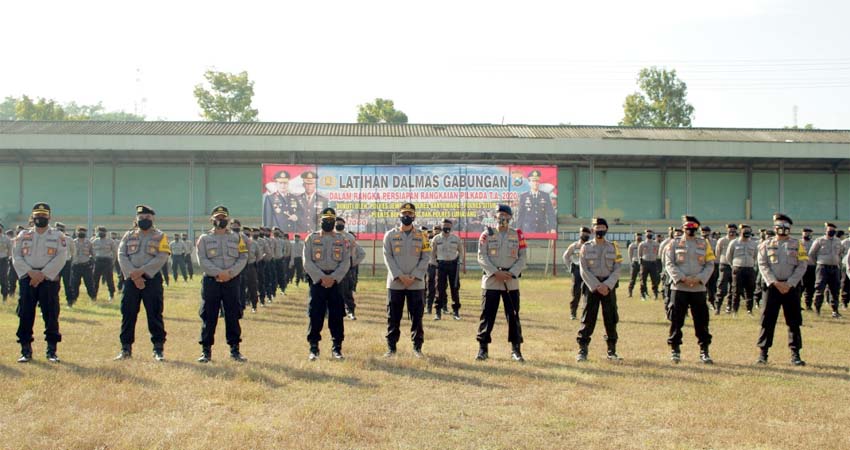 Persiapan Pilkada, Polres Wilayah Eks Karesidenan Besuki Latgab Dalmas