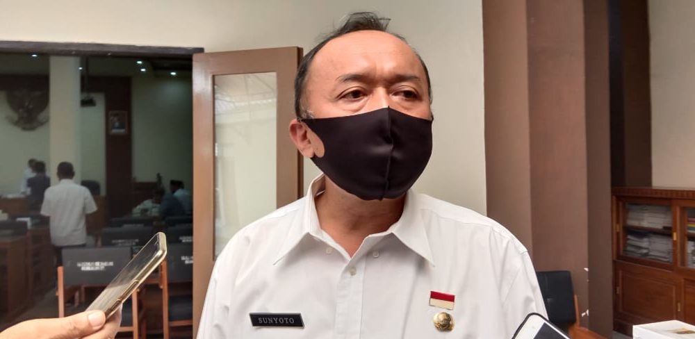 Kepala Dinas Pariwisata dan Kebudayaan Kabupaten Trenggalek, Sunyoto saat dikonfirmasi usai rapat di kantor DPRD