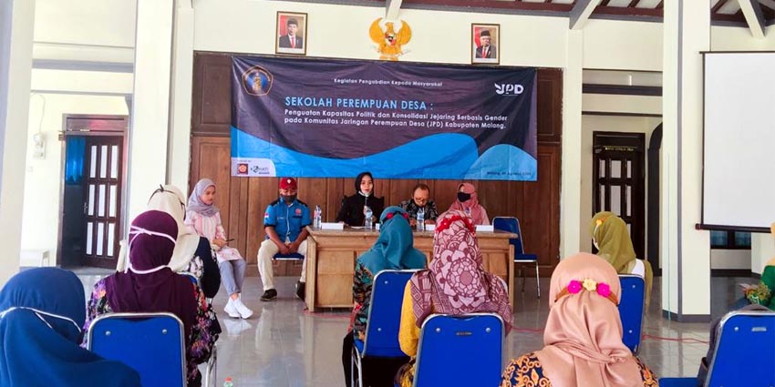 PELATIHAN: Pelatihan literasi politik perempuan di Desa Gedangan (ist)