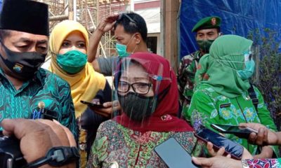 SOSIALISASI: Bupati Jombang Hj.Mundjidah Wahab usai menghadiri Sosialisasi Perbup No 34-39 Tentang Ijin Hajatan di Kabupaten Jombang