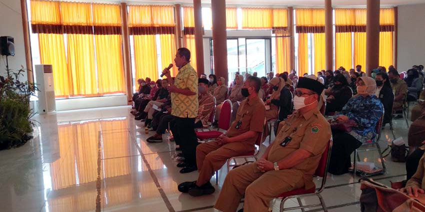 Walikota Malang Sutiaji menghadiri acara di SMKN 2, Kota Malang. (memo x/cw1)