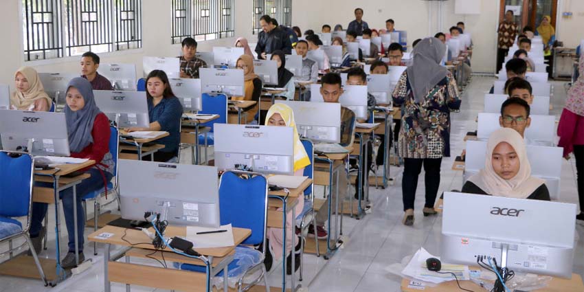 Suasana UTBK-SBMPTBR yang lalu