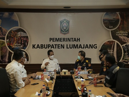 Bupati Lumajang, Thoriqul Haq, Terima Kunjugan Kerja Bea Cukai Probolinggo,