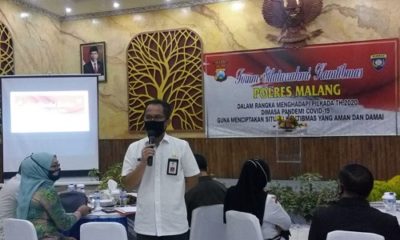 INGATKAN: Kepala Dinas Kesehatan (Kadinkes) Kabupaten Malang saat memberikan keterangan dalam kegiatan Forum Silaturahmi.