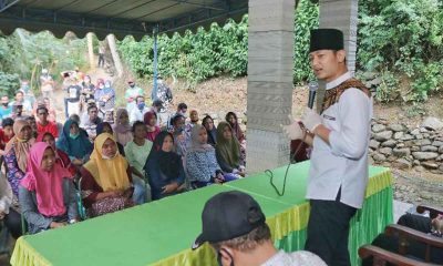 Cabup Arifin saat berkunjung ke Desa Sugihan Kecamatan Kampak - Canangkan Program 5000 Wirausaha Perempuan