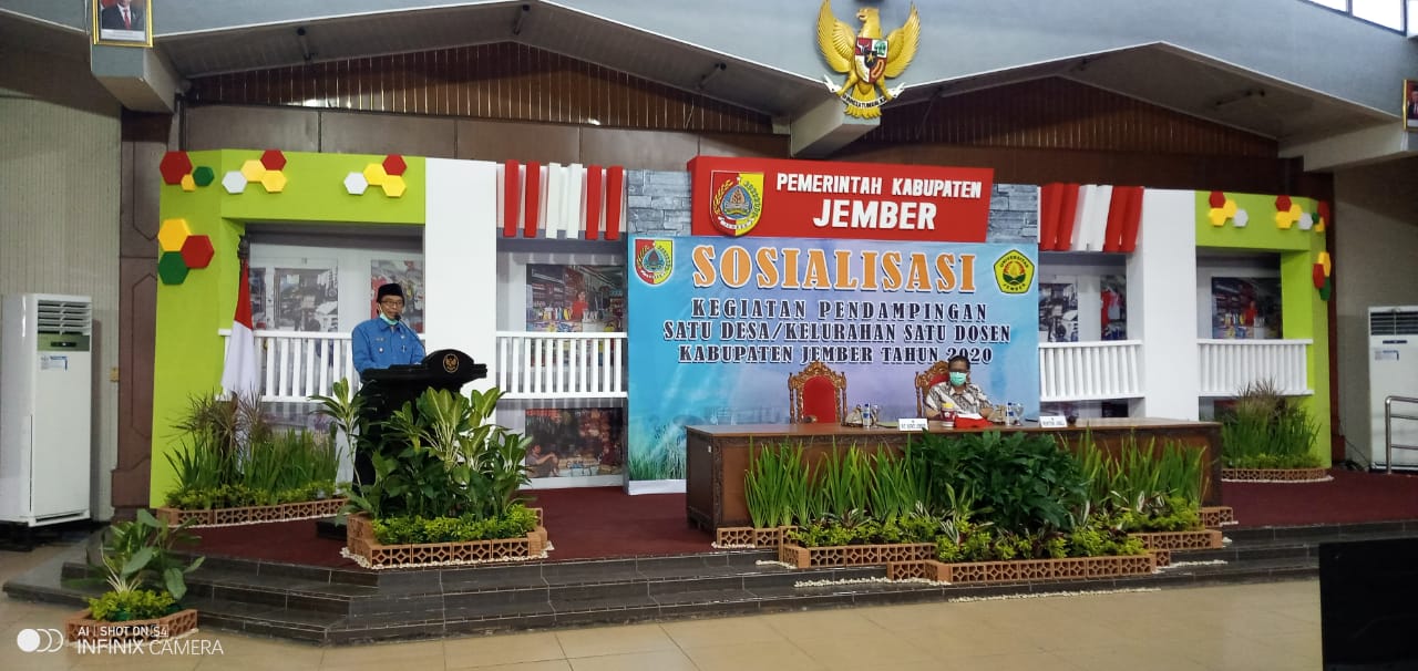 Pemkab Jember Resmikan Program Satu Desa Satu Dosen