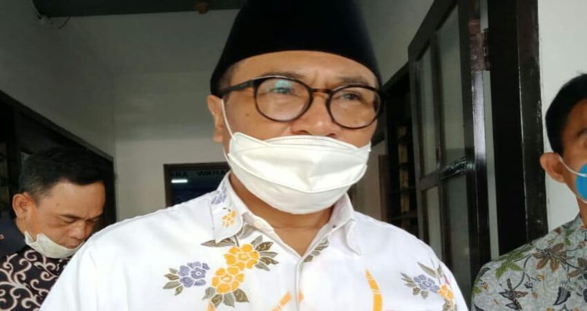 Wakil Wali Kota Malang, Sofyan Edi Jarwoko dikonfirmasi usai mengisi sambutan dalam acara Anniversary FKKAUB di Kelurahan Bandungrejosari.