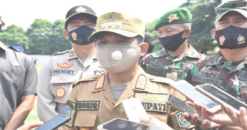 Bupati Lumajang, Thoriqul Haq saat dikonfirmasi terkait kesiapsiagaan penanggulangan bencana.