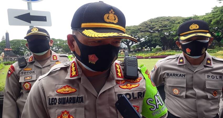 Kapolresta Malang Kota Kombes Pol Dr Leonardus. (gie)